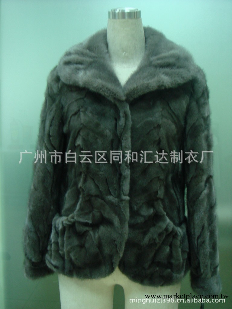 2011新款水貂外套 皮草外套 女式皮草 休閑款裘皮服裝 7034工廠,批發,進口,代購