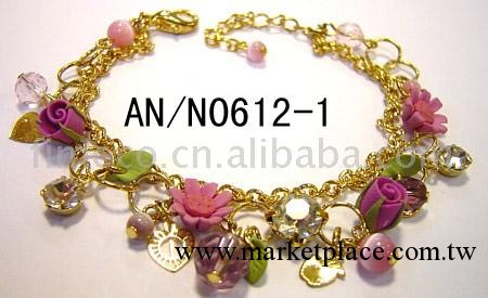 供應陶花項鏈,JULIE 風格,流行飾品工廠,批發,進口,代購