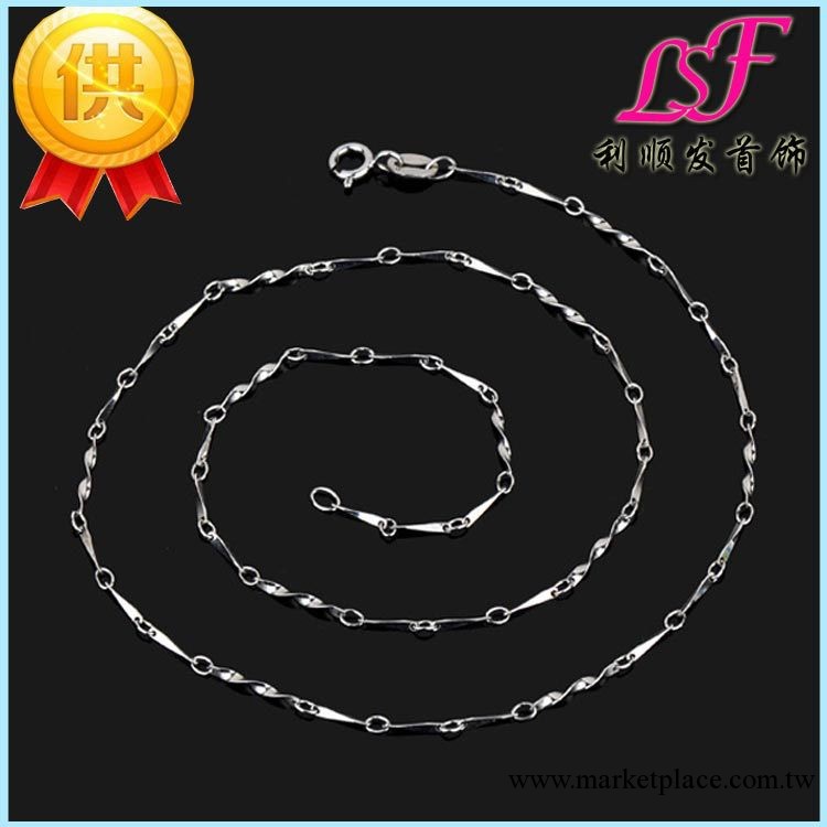 廠傢現貨 X07 扭片批角鏈 淘寶爆款 925純銀 項鏈 銀飾 批發工廠,批發,進口,代購