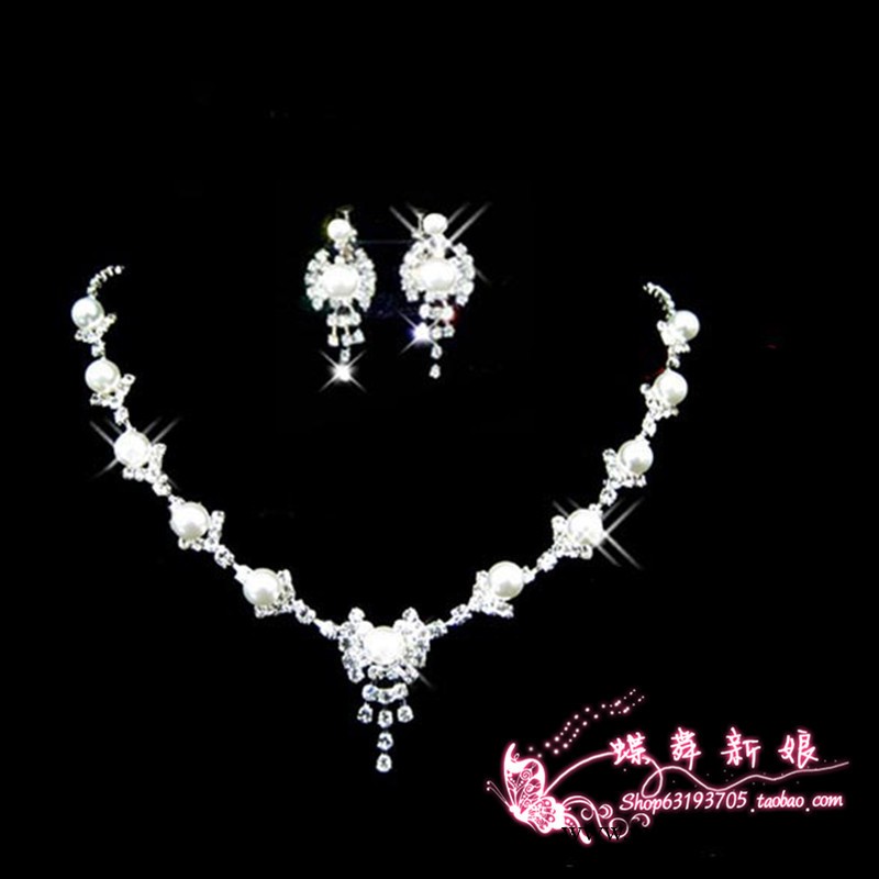 批發流行新娘飾品套鏈 韓式結婚婚紗配飾 淘寶熱銷飾品項鏈工廠,批發,進口,代購