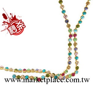 彩虹項鏈 新光飾品 簡約 水晶幸福彩虹韓國女毛衣鏈 廠傢直供工廠,批發,進口,代購