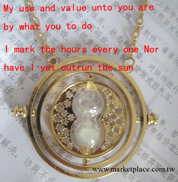 高質量的哈利波特 時間轉換器 魂器 Time-Turner 特納項鏈批發工廠,批發,進口,代購