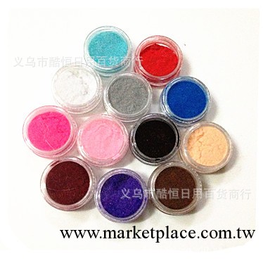 新款美甲飾品 DIY美甲絲絨甲 絲絨粉 毛絨粉 絲絨指甲油 12色/套工廠,批發,進口,代購