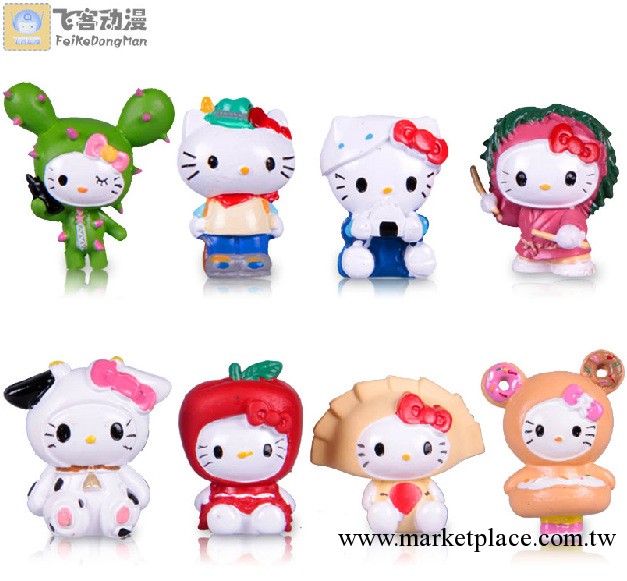 批發 hello kitty 凱蒂貓 KT貓 8款公仔扭蛋盒蛋擺件玩偶工廠,批發,進口,代購