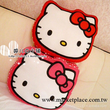 日單 萌正版Hello Kitty 造型抱枕 傢居靠墊 汽車用靠墊 枕頭工廠,批發,進口,代購