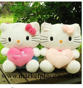 毛絨玩具公仔佈娃娃玩偶 抱心HELLO KITTY貓 送女友情人生日禮物工廠,批發,進口,代購