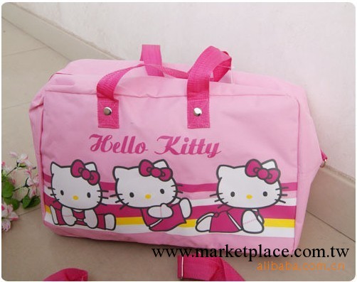 hello kitty做體操粉色手提旅行包 斜挎旅行包 大挎包工廠,批發,進口,代購