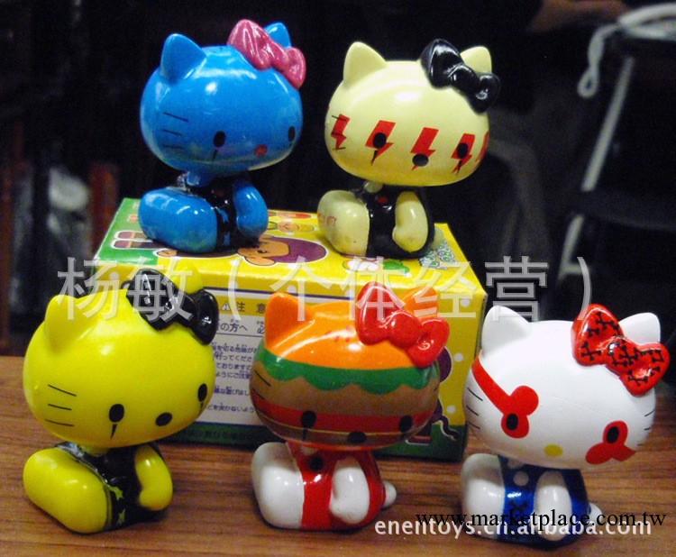特價 動漫周邊 HELLO KITTY KT貓手辦 5款KT  鑰匙扣和公仔2款工廠,批發,進口,代購