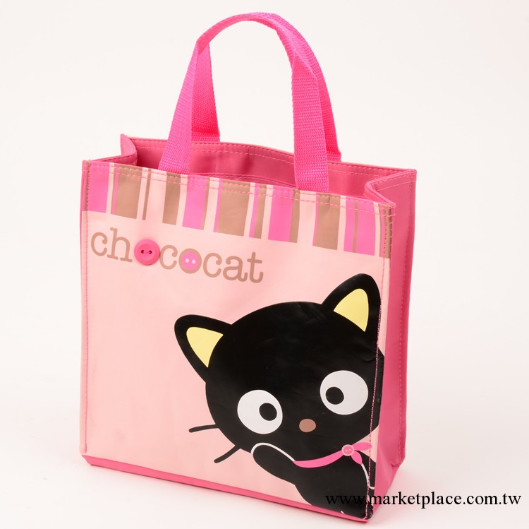 hello kitty原單 三麗歐正品 chococat黑貓 時尚手提包 購物袋工廠,批發,進口,代購