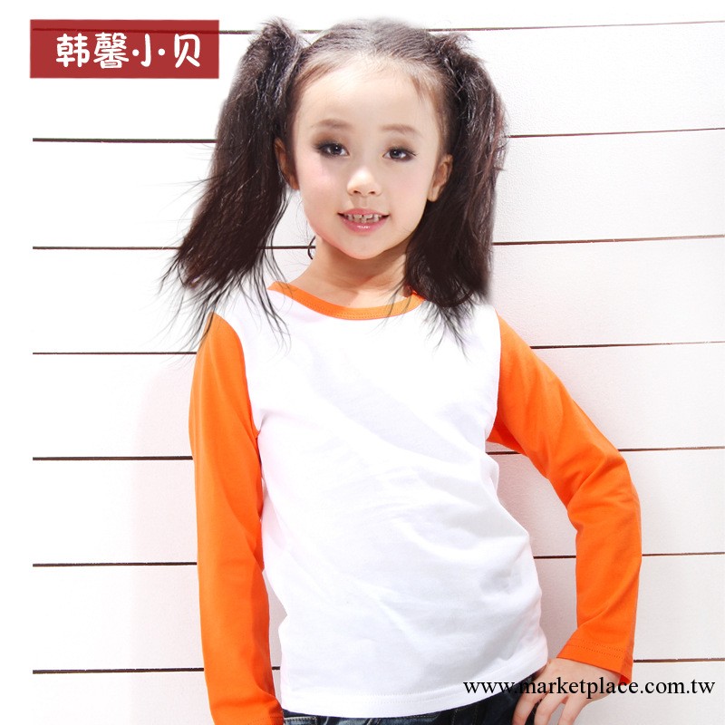 韓馨小貝童裝 2013秋冬裝 女童新款韓版長袖T恤打底衫寶寶秋衣服工廠,批發,進口,代購