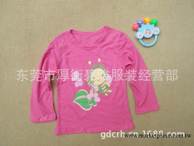 庫存批發 新款童裝春秋裝 可愛蜜蜂長袖T恤工廠,批發,進口,代購