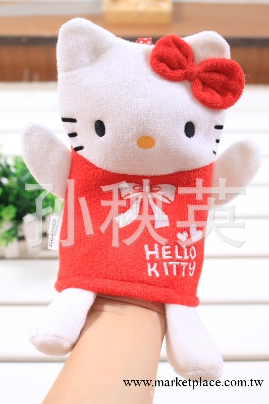 外貿原單hello kitty手偶玩具 浴擦 多用玩偶 批發工廠,批發,進口,代購