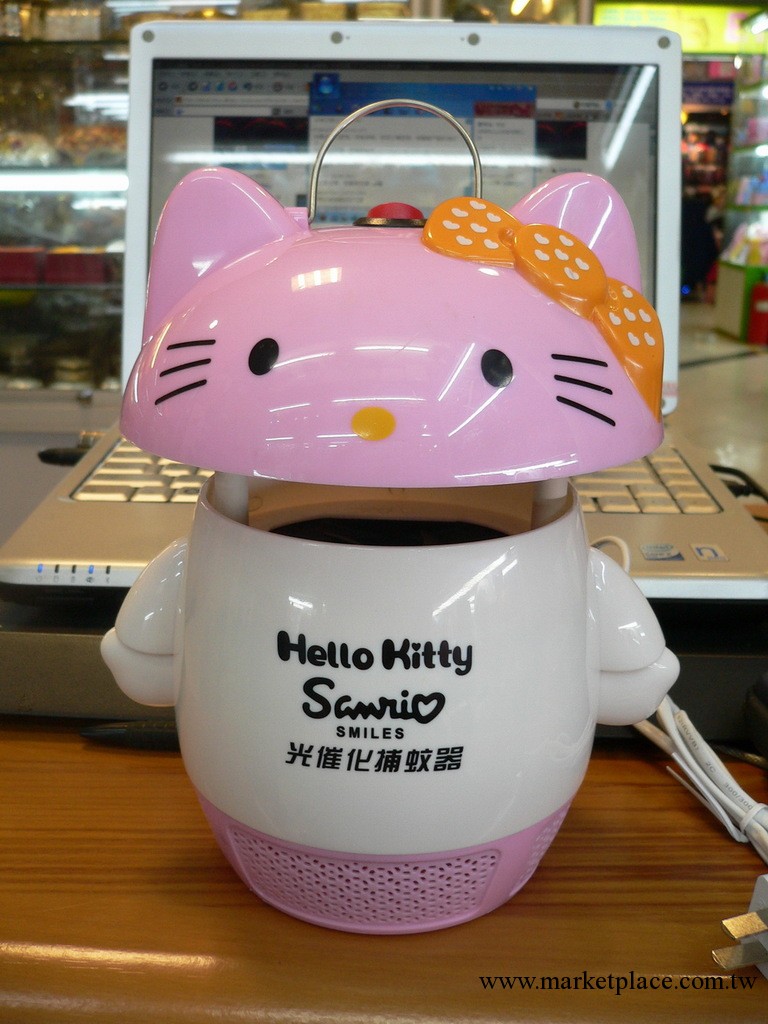 正版Hello Kitty捕蚊器/環保光催化凱蒂貓kitty誘蚊器節能省電批發・進口・工廠・代買・代購
