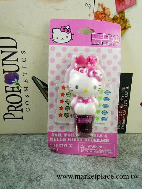 HELLO KITTY指甲油+美甲貼套裝, 指甲油美甲產品小額批發! 0060工廠,批發,進口,代購