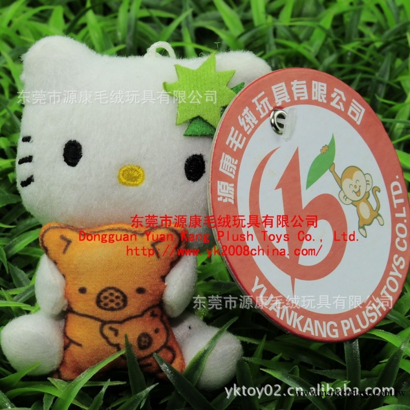 源康毛絨玩具廠 熱銷多款 hello kitty 手機吊飾工廠,批發,進口,代購