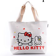 供應時尚HELLO KITTY 帆佈包包 批發加工時尚帆佈包 韓版單肩女包工廠,批發,進口,代購