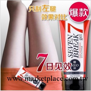 新版日本SEVEN 7 BREAK GEL七日瘦身燃脂凝膠/瘦腿減肥膏工廠,批發,進口,代購