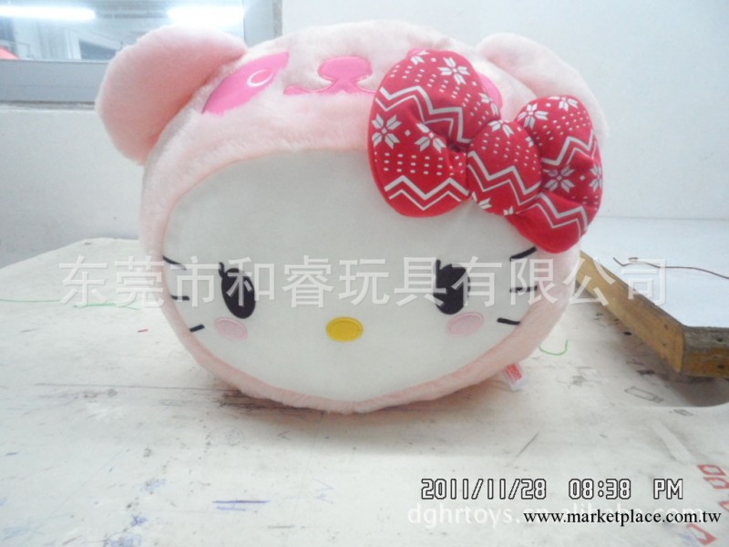 定制 hello kitty/卡通貓 抱枕靠墊/暖手抱枕/毛絨靠枕/坐墊 OEM工廠,批發,進口,代購