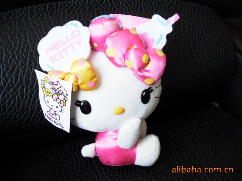 供應毛絨玩具可愛天使般的Hello  Kitty  貓工廠,批發,進口,代購