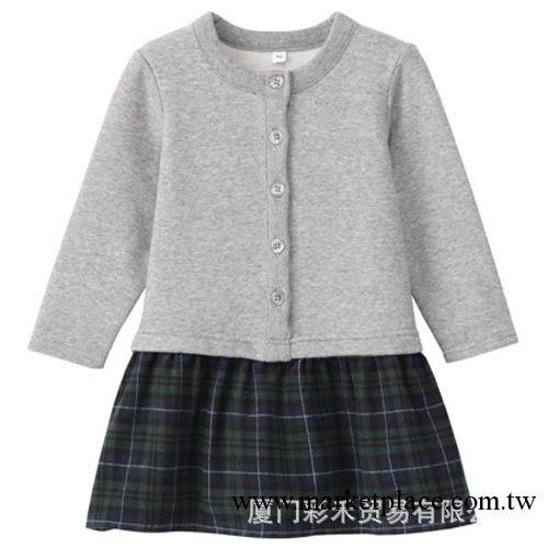 外貿童裝無印良品MUJI女童連衣裙日單原單童裙純棉裙子一口價48元工廠,批發,進口,代購