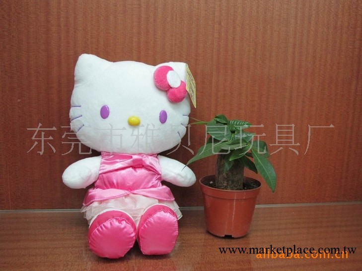 供應hello kitty凱蒂貓公仔、粉色系經典款KT貓公仔工廠,批發,進口,代購