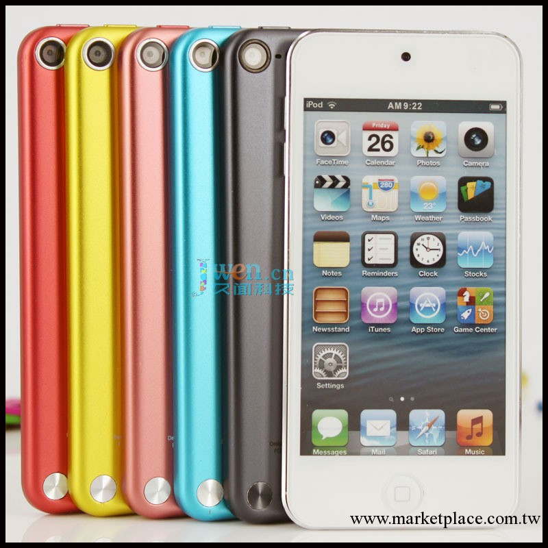 實拍蘋果ipod touch5模型機MP4 ipod 5代原裝品質金屬模型6個顏色工廠,批發,進口,代購