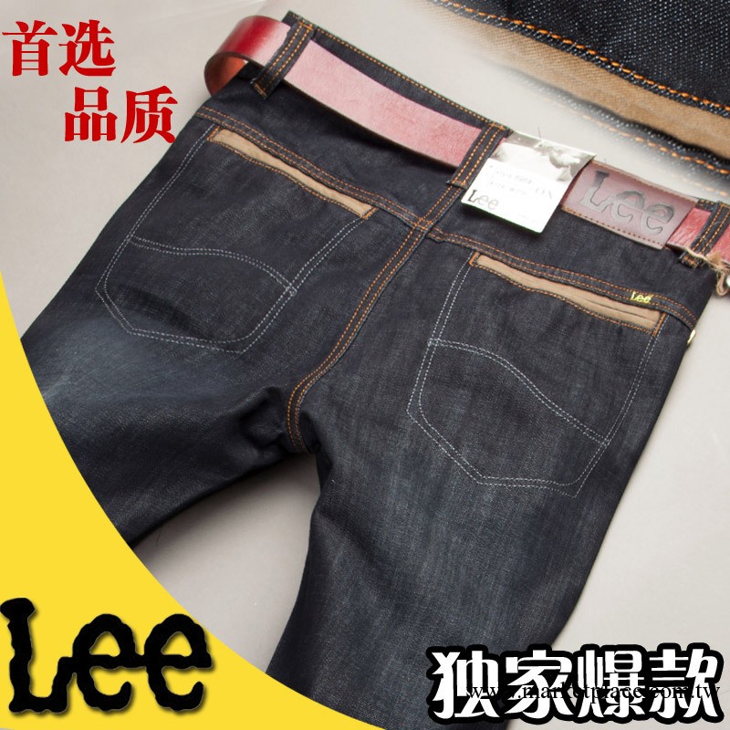 新一代LEE男式牛仔褲批發韓版休閑男士牛仔褲廠傢 後開袋牛仔褲男工廠,批發,進口,代購