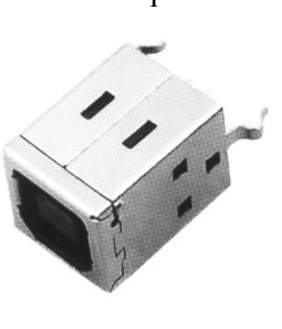 供應USB連接器B母座180°DIP-UBF-02工廠,批發,進口,代購