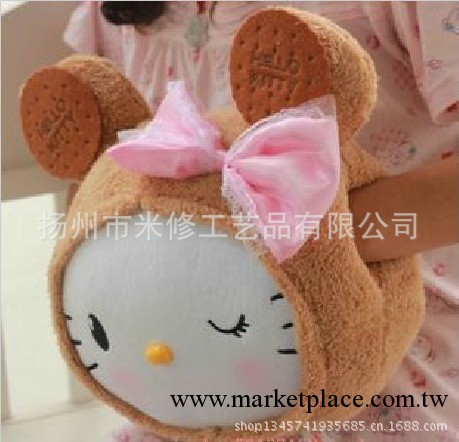 廠傢供應米修毛絨玩具凱蒂貓抱枕 hello kitty 靠枕手捂批發 定制工廠,批發,進口,代購