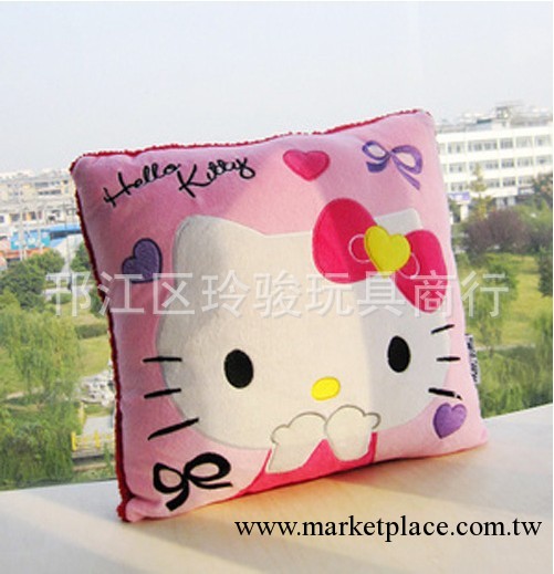 生產銷售  凱蒂貓 Hello Kitty毛絨玩具 優質毛絨靠墊工廠,批發,進口,代購