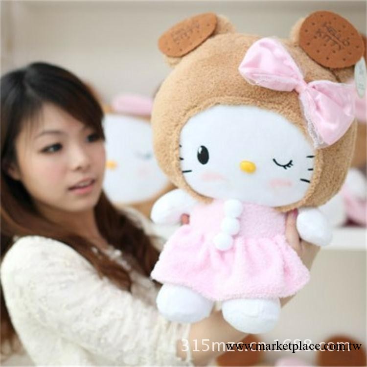 Hello Kitty 凱蒂貓 毛絨公仔 婚慶禮品 餅幹公仔工廠,批發,進口,代購