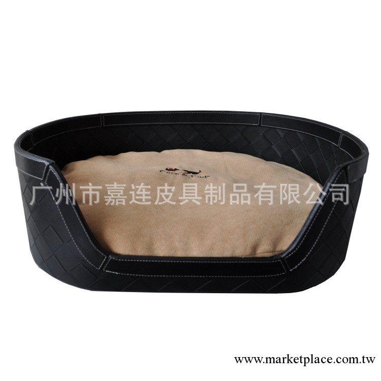 廠傢直供外單出口產品 皮質寵物用品 可愛高檔皮革寵物窩 狗房子工廠,批發,進口,代購