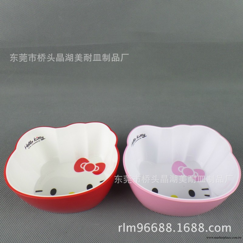 hello kitty密胺餐具 凱蒂貓兒童可愛餐具 出口日本餐具工廠,批發,進口,代購