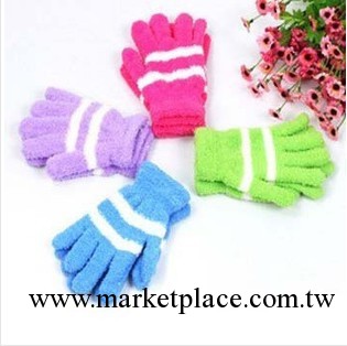 K7037專業批發加厚毛圈珊瑚絨毛巾保暖手套 雙色暖絨絨哦工廠,批發,進口,代購