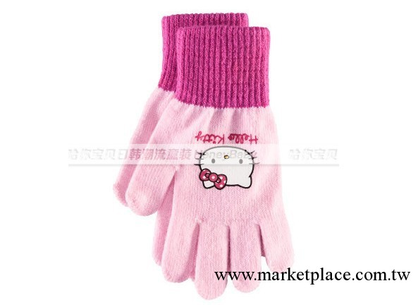 H&M官網同步Hellokitty女童全棉針織手套 特價工廠,批發,進口,代購