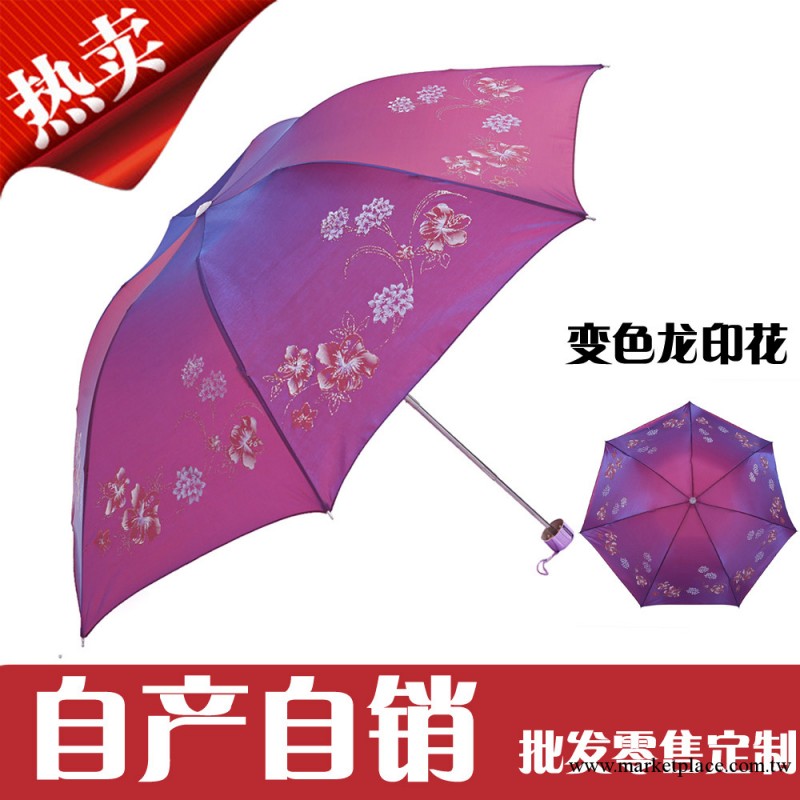 雨傘批發 變色龍印花遮陽傘 女士夏季遮陽傘晴雨傘折疊傘特價創意工廠,批發,進口,代購