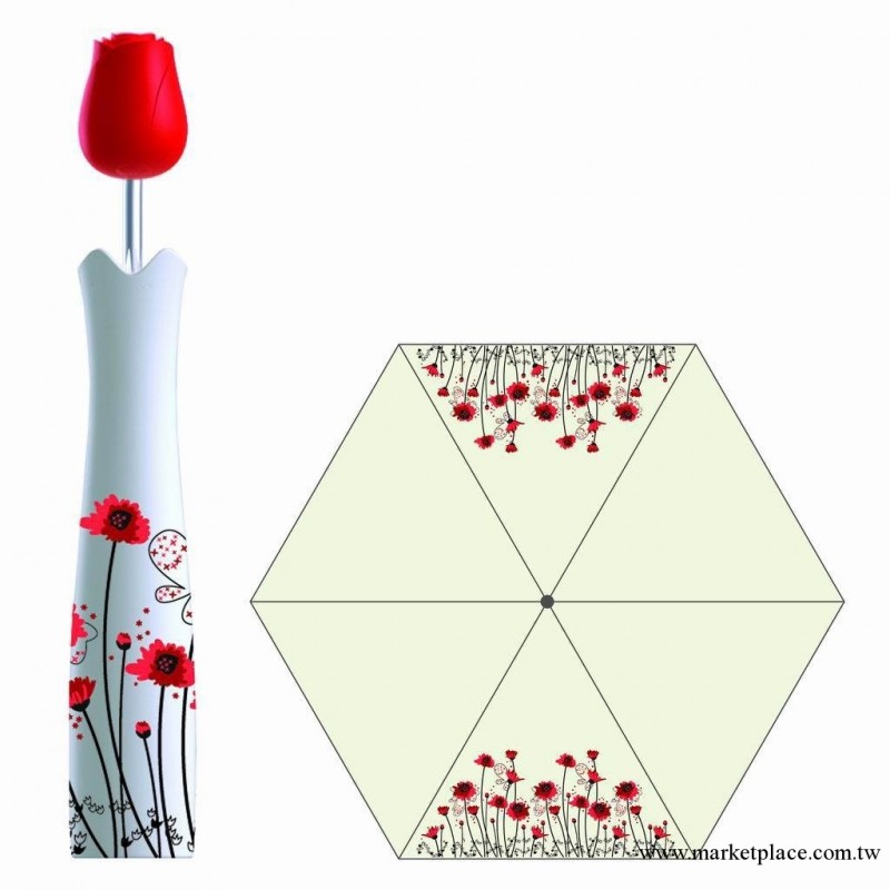 創意傢居玫瑰花雨傘、玫瑰花傘、迷你雨傘、造型雨傘品質保證工廠,批發,進口,代購