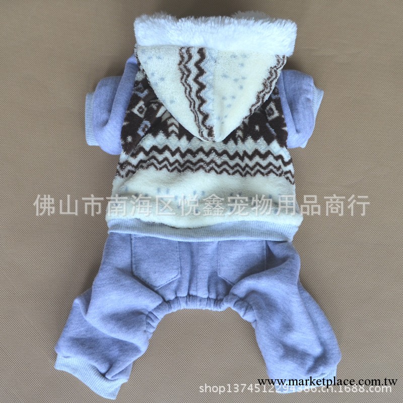 爆款寵物服裝批發 珊瑚絨寵物衣服 精美雪花圖案寵物服裝 狗仔衫工廠,批發,進口,代購