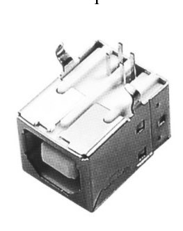 供應USB連接器B母座90°DIP工廠,批發,進口,代購