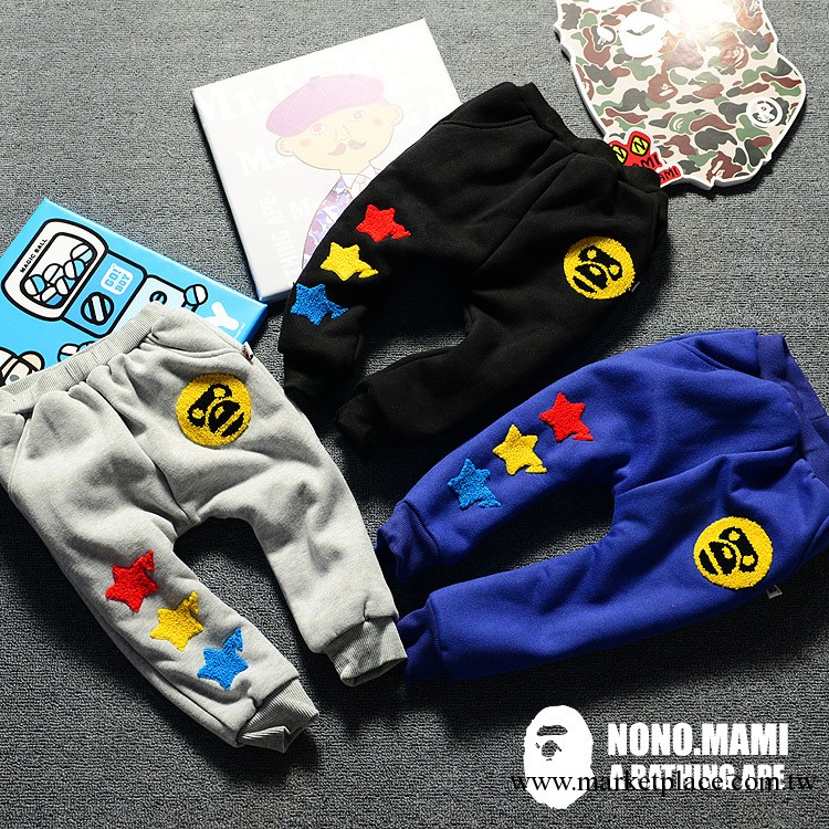 NONOMAMI潮牌童裝 兒童 寶寶 超級加厚絨褲 冬款棉褲 雙層哈倫褲工廠,批發,進口,代購