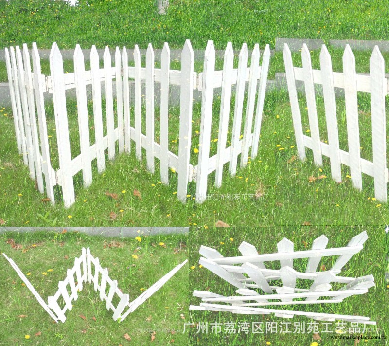 白色實木柵欄 寵物護欄 花園圍欄 綠植園藝護欄20-80厘米高柵欄工廠,批發,進口,代購
