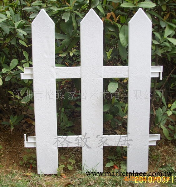 白色裝飾PVC柵欄 塑料圍欄 護欄 籬笆 園林用品(圖)工廠,批發,進口,代購