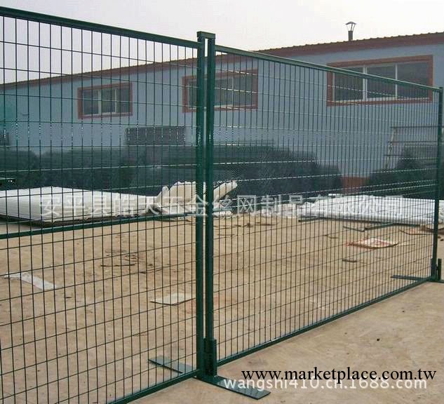 加拿大焊接建築及事件場所臨時用可移動圍欄活動柵欄 護欄 藍黃綠工廠,批發,進口,代購