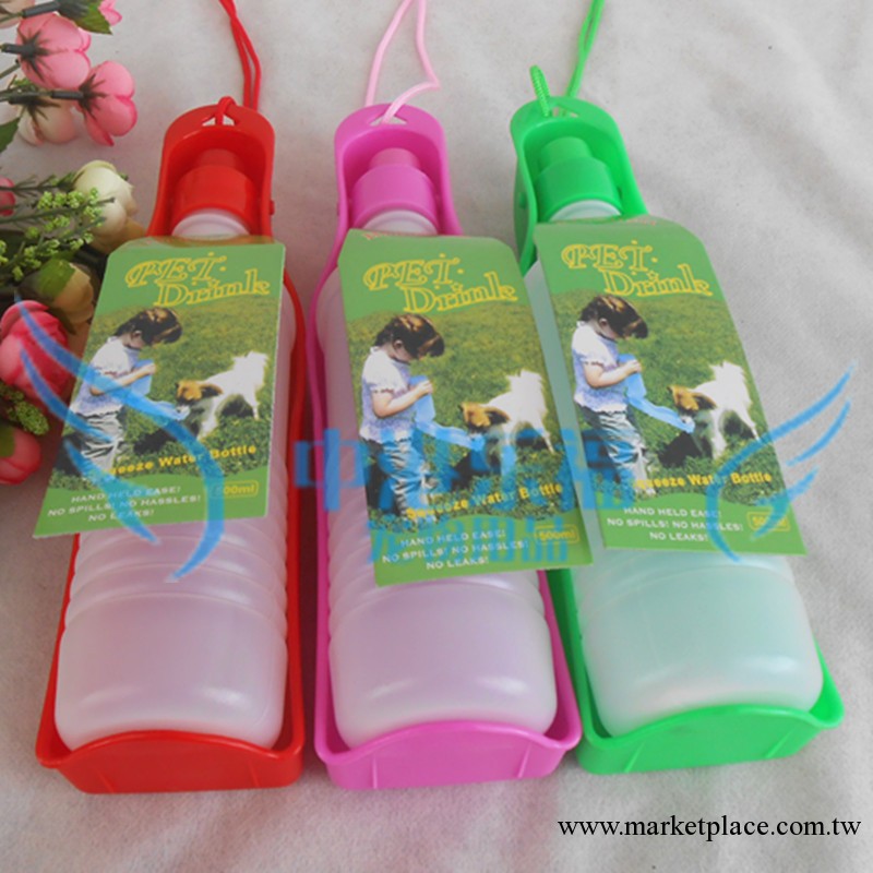 飲水器狗水壺外出自動喂水器500ML寵物引水瓶工廠,批發,進口,代購