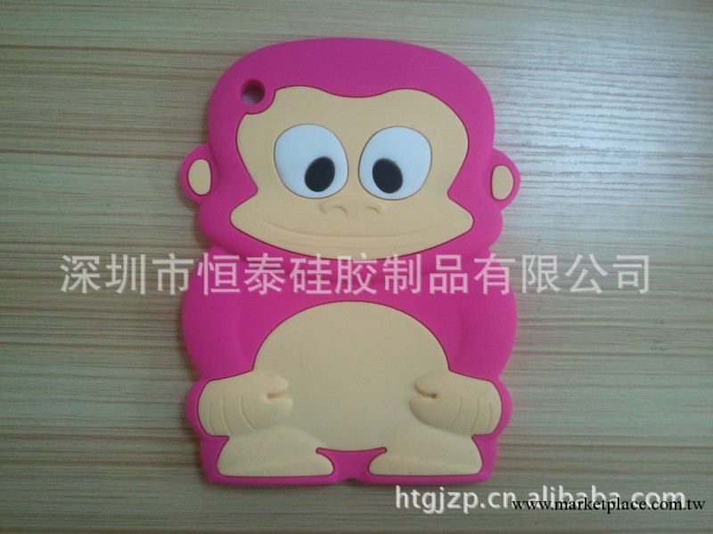 廠傢供應 ipad mini保護殼 卡通立體猴矽膠套 立體猴子抗摔防震工廠,批發,進口,代購