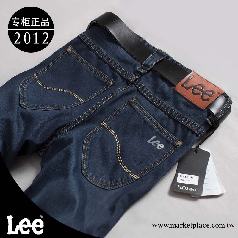 Lee爆款金線男式牛仔褲 休閑直筒修身男士牛仔長褲6168 一件代發工廠,批發,進口,代購