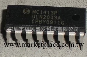 供應全新原裝MC1413P DIP16 正品特價現貨 反相驅動電路晶體管工廠,批發,進口,代購