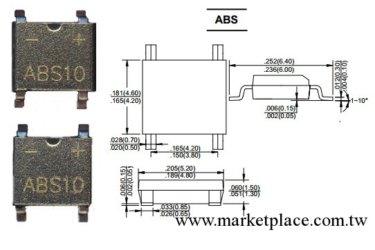 ABS系列單向橋式整流器工廠,批發,進口,代購