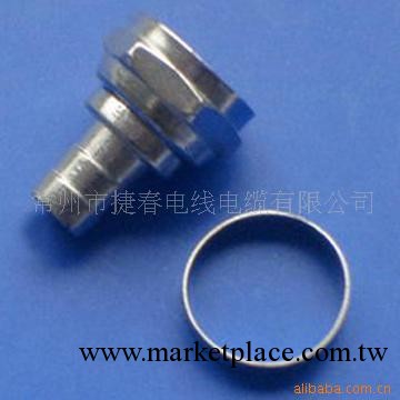 供應鋅合金F頭,同軸連接器(圖)工廠,批發,進口,代購