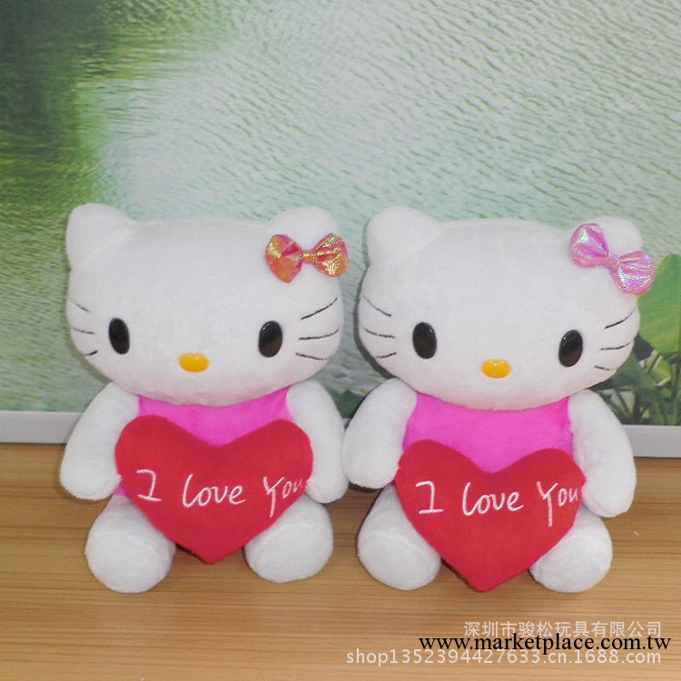 加工定做卡通毛絨玩具 hello kitty系列毛絨玩具 深圳廠傢直銷工廠,批發,進口,代購